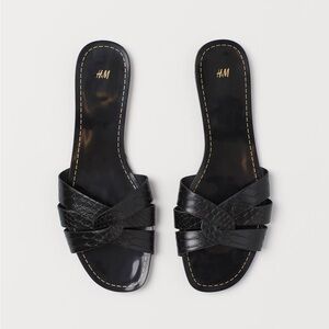 H&M Black Women's Slide Sandals